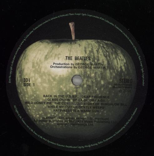 The Beatles The Beatles (White Album) - 180gm 50th Anniversary 2-LP vinyl record set (Double LP Album) UK BTL2LTH735503