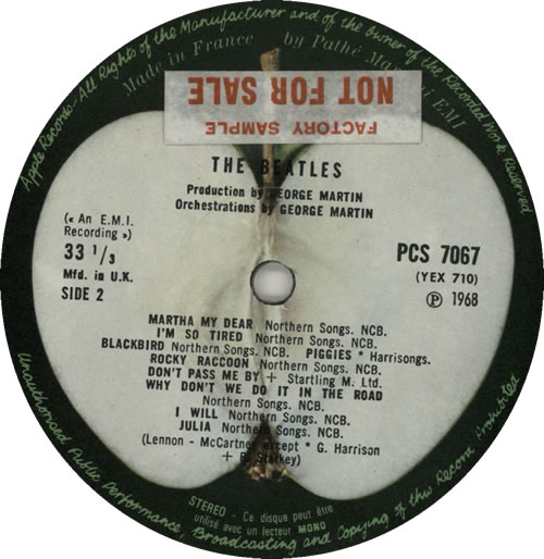 The Beatles The Beatles [White Album] - Path� - Sample 2-LP vinyl record set (Double LP Album) UK BTL2LTH348049