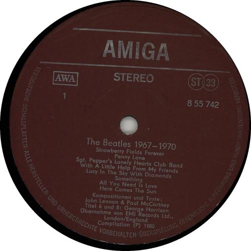 The Beatles The Beatles 1967-1970 - Title Sleeve vinyl LP album (LP record) German BTLLPTH180692