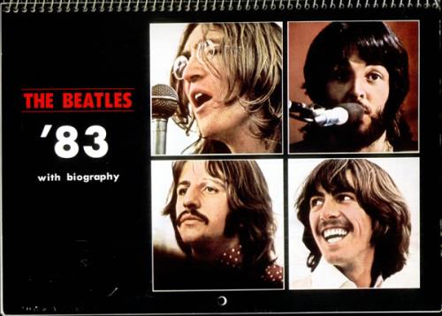 The Beatles The Beatles '83 calendar Japanese BTLCATH514521