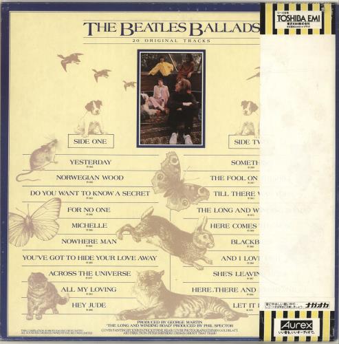 The Beatles The Beatles Ballads vinyl LP album (LP record) Japanese BTLLPTH268233