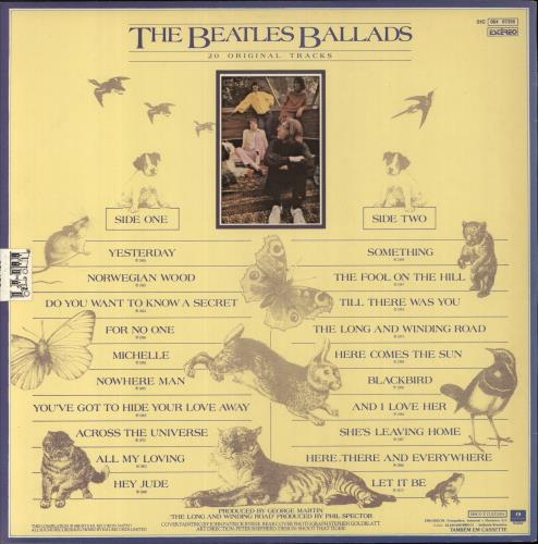 The Beatles The Beatles Ballads vinyl LP album (LP record) Brazilian BTLLPTH851874