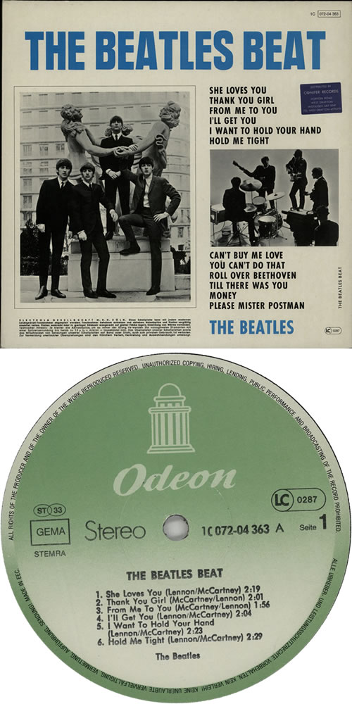 The Beatles The Beatles Beat - 5th vinyl LP album (LP record) German BTLLPTH61077