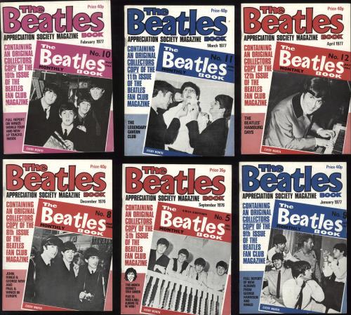 The Beatles The Beatles Book - 1976/7 - 1-12 magazine UK BTLMATH720826