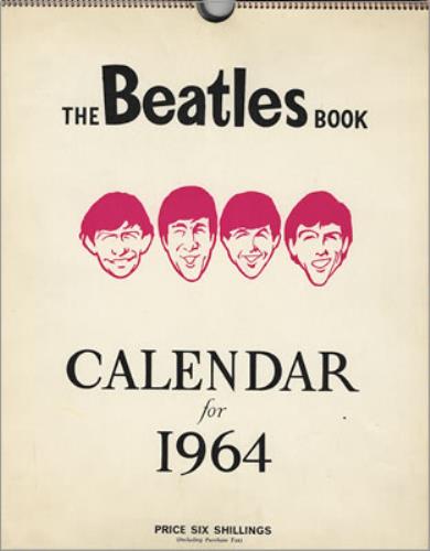 The Beatles The Beatles Book Calendar For 1964 calendar UK BTLCATH359084
