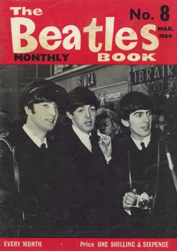 The Beatles The Beatles Book No. 08 - 1st magazine UK BTLMATH144269