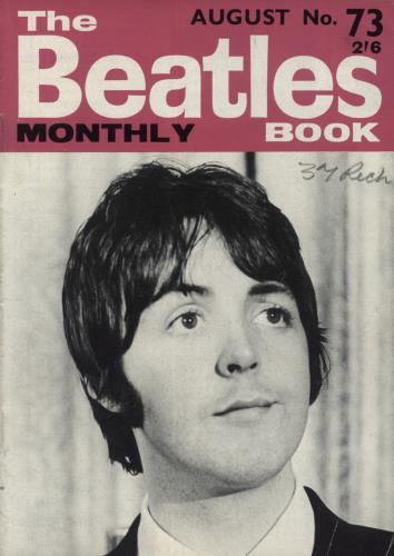 The Beatles The Beatles Book No. 73 - 1st magazine UK BTLMATH755623