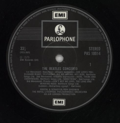 The Beatles The Beatles Concerto - EX vinyl LP album (LP record) UK BTLLPTH738260
