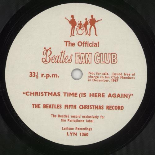 The Beatles The Beatles' Fifth Christmas Record + Newsletter - EX 7" vinyl single (7 inch record / 45) UK BTL07TH867383