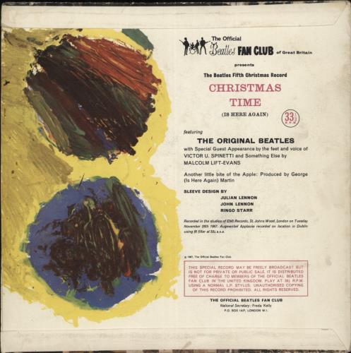 The Beatles The Beatles' Fifth Christmas Record + Newsletter - EX 7" vinyl single (7 inch record / 45) UK BTL07TH867383