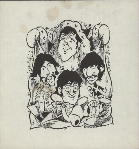 The Beatles The Beatles' Fifth Christmas Record + Newsletter - EX 7" vinyl single (7 inch record / 45) UK BTL07TH867383