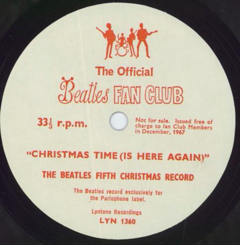 The Beatles The Beatles' Fifth Christmas Record + Newsletter 7" vinyl single (7 inch record / 45) UK BTL07TH306018