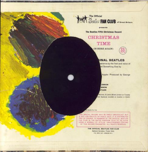 The Beatles The Beatles' Fifth Christmas Record - VG 7" vinyl single (7 inch record / 45) UK BTL07TH848428