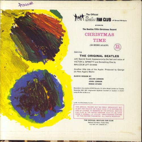 The Beatles The Beatles' Fifth Christmas Record 7" vinyl single (7 inch record / 45) UK BTL07TH304099