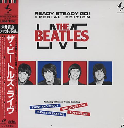 The Beatles The Beatles Live laserdisc / lazerdisc Japanese BTLLZTH321351