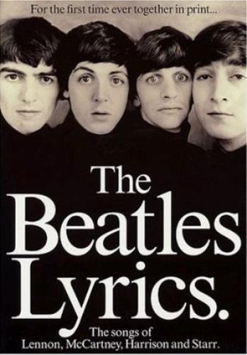 The Beatles The Beatles Lyrics book UK BTLBKTH378407