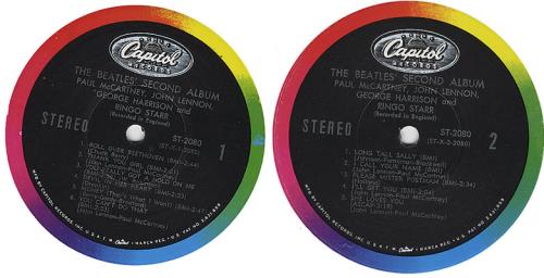 The Beatles The Beatles' Second Album - 1st Rainbow Rim Label vinyl LP album (LP record) US BTLLPTH283918