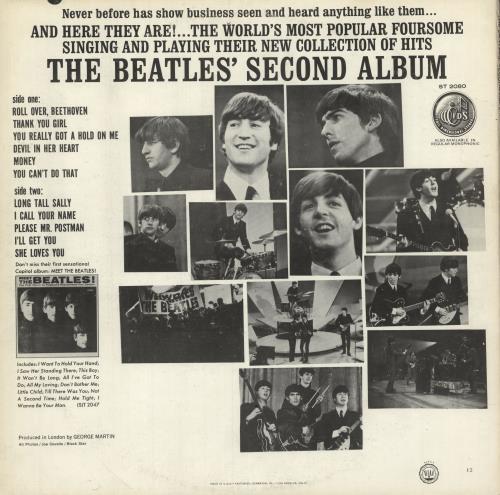 The Beatles The Beatles' Second Album - Orange Label / with RIAA seal vinyl LP album (LP record) US BTLLPTH306176