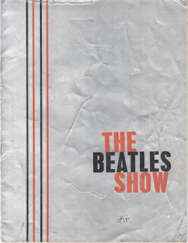 The Beatles The Beatles Show tour programme UK BTLTRTH317104