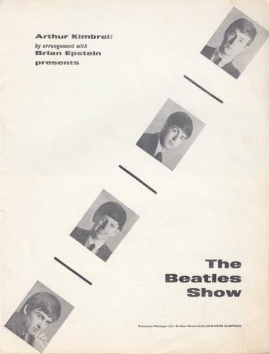 The Beatles The Beatles Show tour programme UK BTLTRTH317104