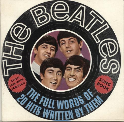 The Beatles The Beatles Song Book memorabilia UK BTLMMTH268379