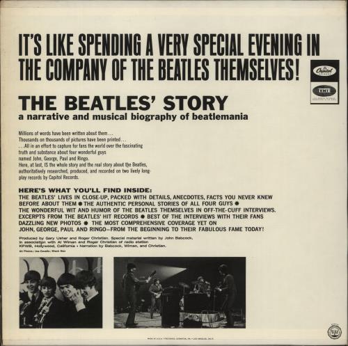 The Beatles The Beatles' Story - 1st Apple 2-LP vinyl record set (Double LP Album) US BTL2LTH212068
