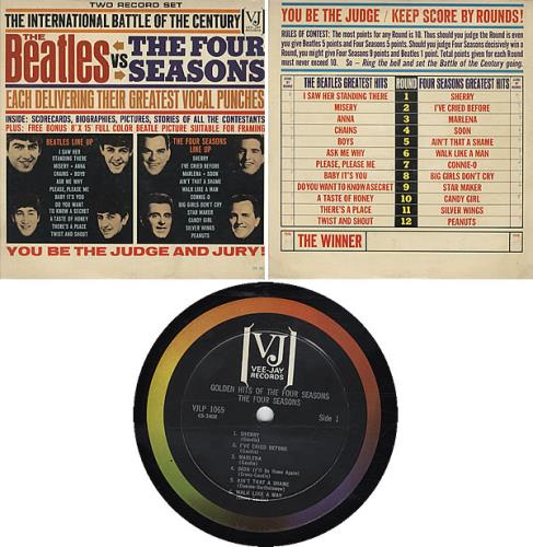 The Beatles The Beatles Vs The Four Seasons 2-LP vinyl record set (Double LP Album) US BTL2LTH327129