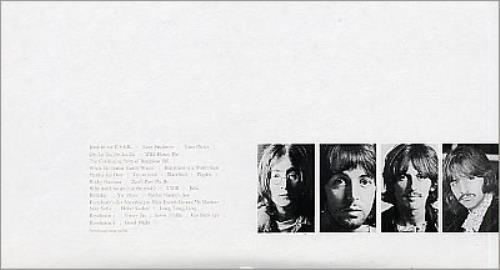 The Beatles The Beatles White Album memorabilia UK BTLMMTH271203