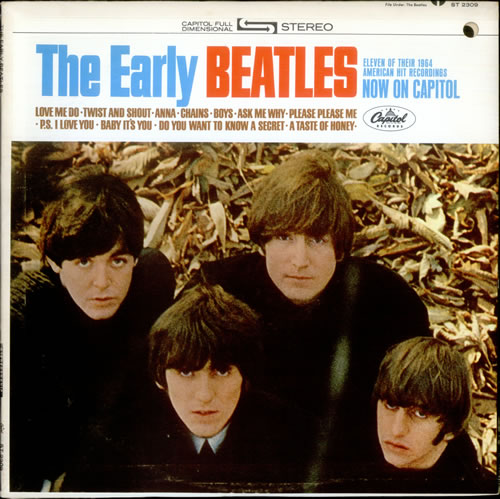The Beatles The Early Beatles - 1st - Punch Hole vinyl LP album (LP record) US BTLLPTH291227