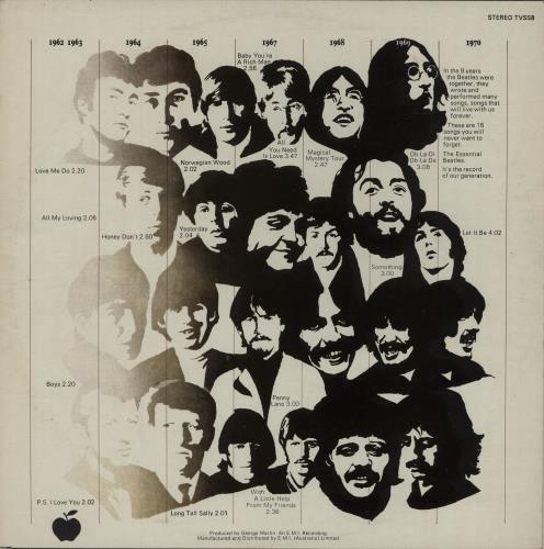 The Beatles The Essential Beatles vinyl LP album (LP record) Australian BTLLPTH61076