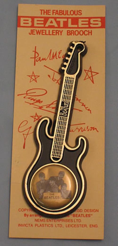 The Beatles The Fabulous Beatles Jewellery Brooch - Group memorabilia UK BTLMMTH356875