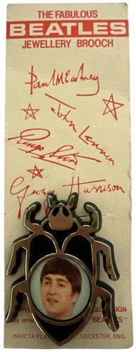 The Beatles The Fabulous Beatles Jewellery Brooch - John memorabilia UK BTLMMTH848537
