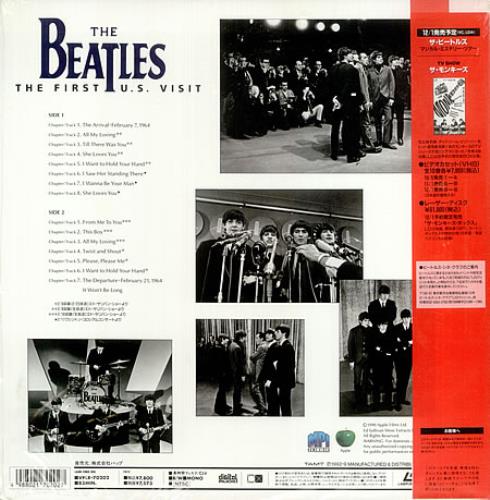 The Beatles The First U.S. Visit laserdisc / lazerdisc Japanese BTLLZTH279763