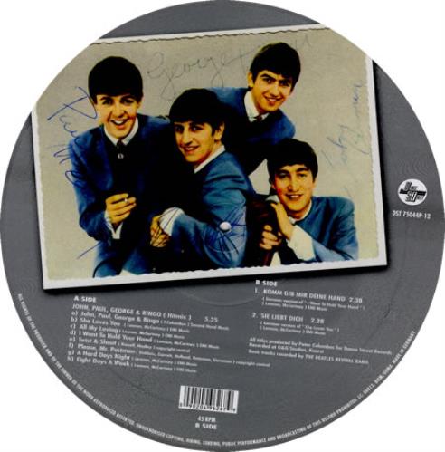 The Beatles The Hit Mix 12" vinyl picture disc (12 inch picture record) German BTL2PTH370262