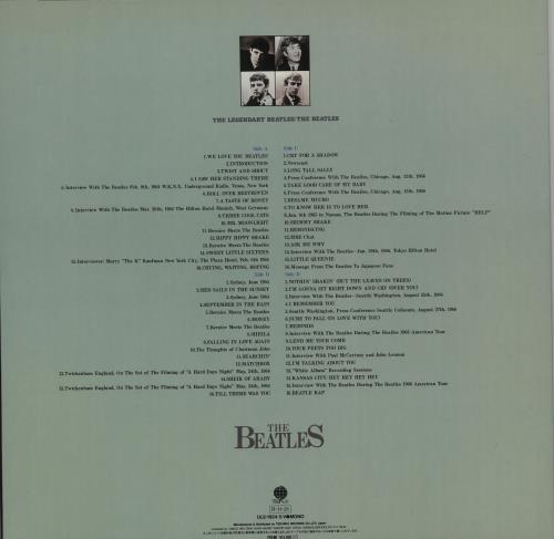 The Beatles The Legendary Beatles 2-LP vinyl record set (Double LP Album) Japanese BTL2LTH664214