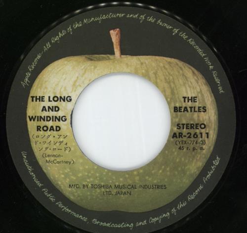 The Beatles The Long And Winding Road - 1st - EX 7" vinyl single (7 inch record / 45) Japanese BTL07TH506763