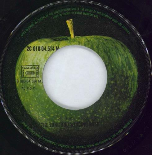 The Beatles The Long And Winding Road 7" vinyl single (7 inch record / 45) French BTL07TH501071
