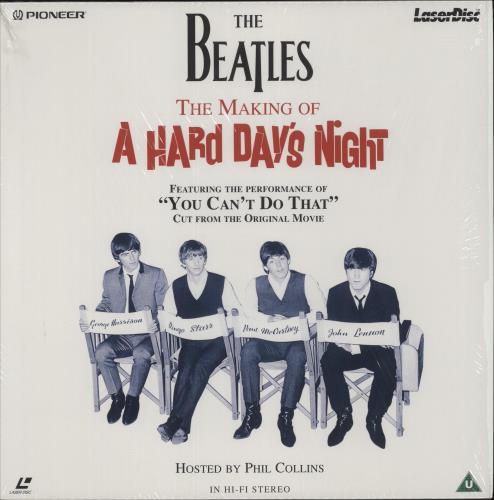 The Beatles The Making Of A Hard Day's Night - Shrink laserdisc / lazerdisc UK BTLLZTH704285