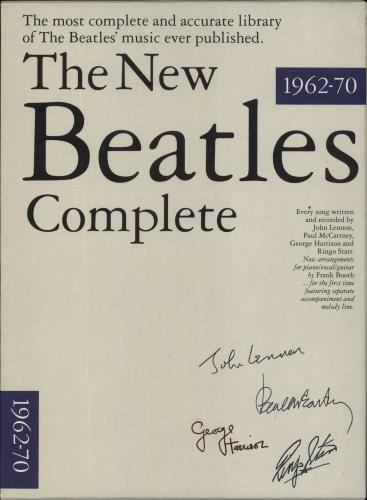 The Beatles The New Beatles Complete Volumes 1 and 2 book UK BTLBKTH856324