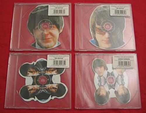The Beatles The World's First Beatles Shaped Disc - 4 Interview CDs 4-CD album set German BTL4CTH357803