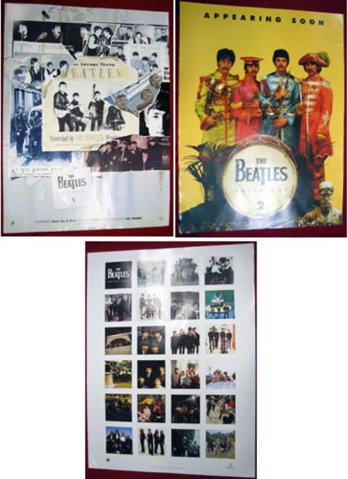 The Beatles Three Anthology Posters poster UK BTLPOTH367918