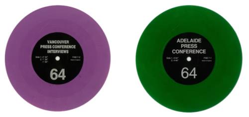 The Beatles Three Press Conferences - Coloured Vinyl 7" vinyl single (7 inch record / 45) UK BTL07TH501571