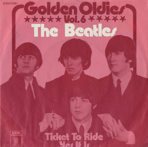 The Beatles Ticket To Ride 7" vinyl single (7 inch record / 45) German BTL07TI501845