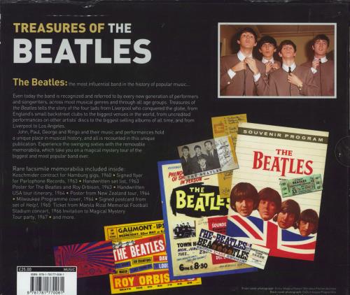The Beatles Treasures Of The Beatles book UK BTLBKTR800242