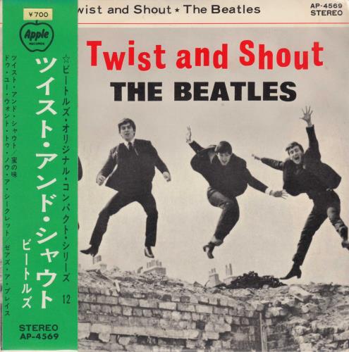 The Beatles Twist And Shout + Obi - 2nd 7" vinyl single (7 inch record / 45) Japanese BTL07TW740097