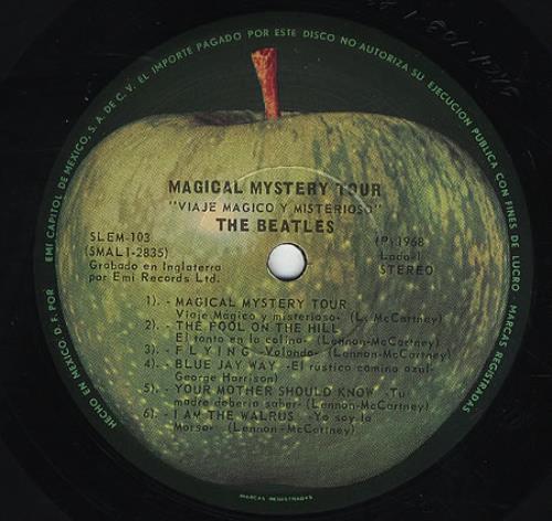 The Beatles Viaje Magico Y Misterioso vinyl LP album (LP record) Mexican BTLLPVI259154