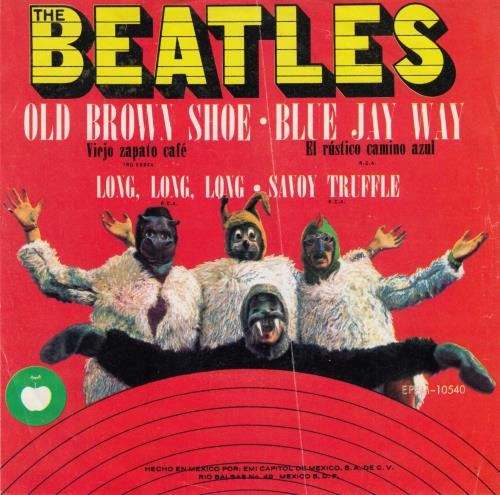 The Beatles Viejo Zapato Cafe - Old Brown Shoe EP - Original 7" vinyl single (7 inch record / 45) Mexican BTL07VI303159