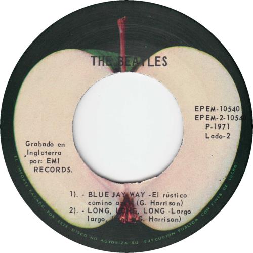 The Beatles Viejo Zapato Cafe - Old Brown Shoe EP - Original 7" vinyl single (7 inch record / 45) Mexican BTL07VI303159