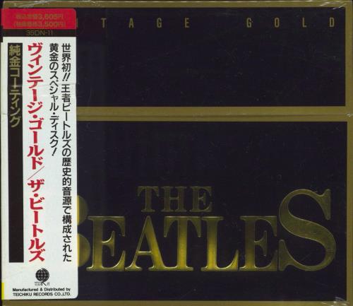 The Beatles Vintage Gold + 24K Gold + Obi - Sealed CD album (CDLP) Japanese BTLCDVI769953
