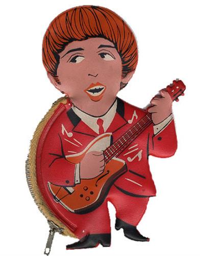 The Beatles Vinyl Coin Purse - George - Red memorabilia UK BTLMMVI370949